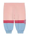 Gucci Interlocking G Cotton Track Pants In Pink