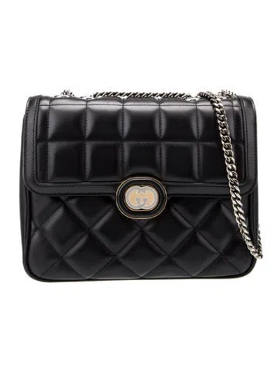 Pre-owned Gucci Interlocking G Deco In Black