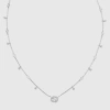 Gucci Interlocking G Diamond Necklace In Undefined