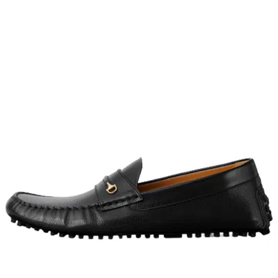 Gucci Interlocking G Driver Loafers 'core Black'
