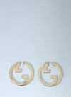 Gucci Women Interlocking G Earrings In Gold