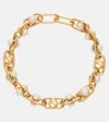 Gucci Interlocking G Embellished Necklace In Gold