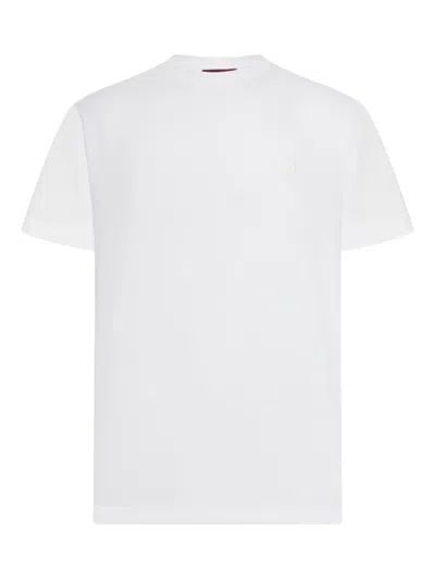 Gucci Interlocking G-embroidered T-shirt In White