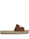 Gucci Interlocking G Espadrilles In 褐色