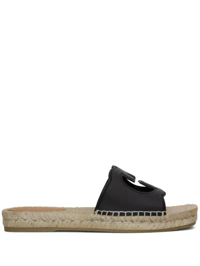 Gucci Interlocking G Espadrilles In Black