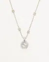 Gucci Interlocking G Flower Chain Silver Necklace