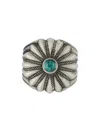 Gucci Interlocking G Flower Ring In Gray