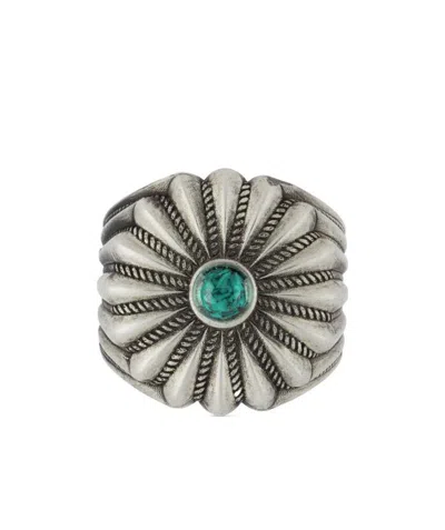 Gucci Interlocking G Flower Ring In Gray