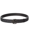 Gucci Belt With Gg Black Buckle Men