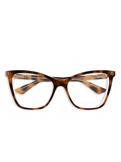 Gucci Interlocking G Glasses In Brown