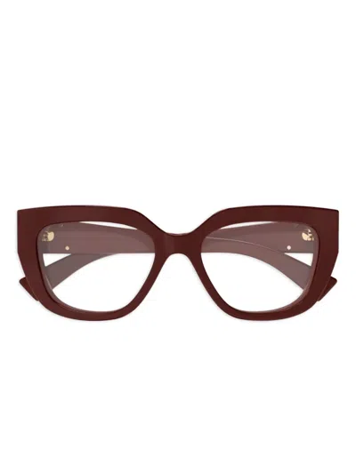 Gucci Interlocking G Glasses In Brown