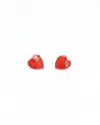 Gucci Interlocking G Hearts In Silver In Multi