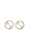 Gucci Women Interlocking G Earrings In Gold
