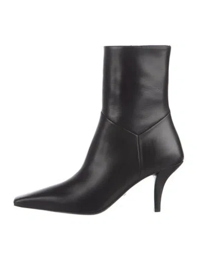 Pre-owned Gucci Interlocking G Horsebit Leather Boots In Black