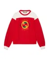 Gucci Interlocking G Jersey Sweatshirt In Red