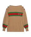 Gucci Sweaters In Brown