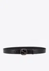 Gucci Interlocking G Leather Belt