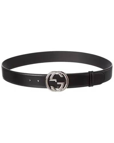 Gucci Interlocking G Leather Belt