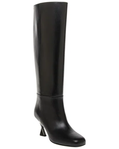 Gucci Interlocking G Leather Boot In Black