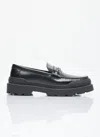GUCCI INTERLOCKING G LEATHER LOAFERS