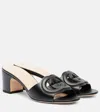 Gucci Interlocking G Leather Mules