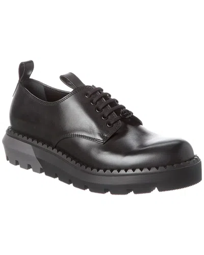 Gucci Interlocking G Leather Sneaker In Black