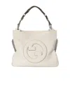Gucci Quilted Chain Strap Top Handle Tote Bag In White