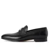 Gucci Logo Plaque Loafers In Black
