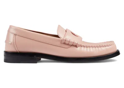 Pre-owned Gucci Interlocking G Loafers (women's) Sneakers In Pink