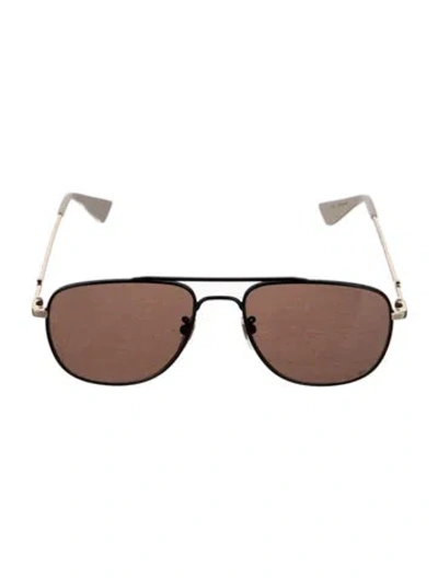 Pre-owned Gucci Interlocking G Logo Aviator Sunglasses