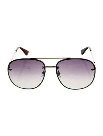 Pre-owned Gucci Interlocking G Logo Aviator Sunglasses W/ Tags In Green
