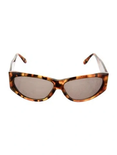 Pre-owned Gucci Interlocking G Logo Cat-eye Sunglasses In Multi