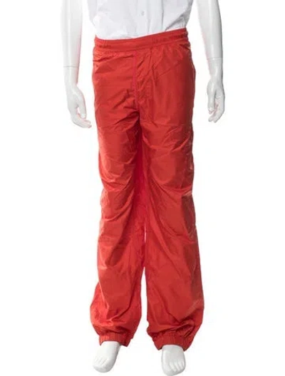 Pre-owned Gucci Interlocking G Logo Corduroy Pants W/ Tags In Red