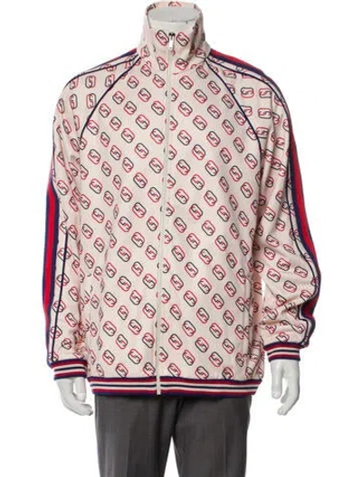 Pre-owned Gucci Interlocking G Logo Jacket In Neutral