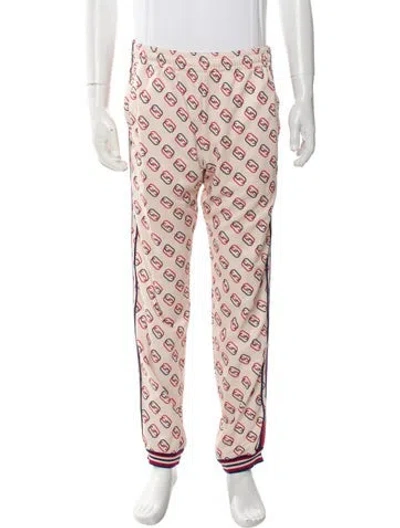 Pre-owned Gucci Interlocking G Logo Joggers In Neutral