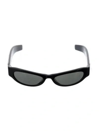 Pre-owned Gucci Interlocking G Logo Narrow Sunglasses In Black