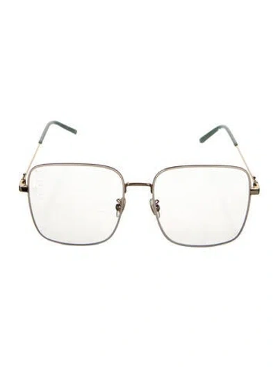 Pre-owned Gucci Interlocking G Logo Oversize Eyeglasses W/ Tags In Multi