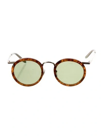 Pre-owned Gucci Interlocking G Logo Oversize Sunglasses In Brown