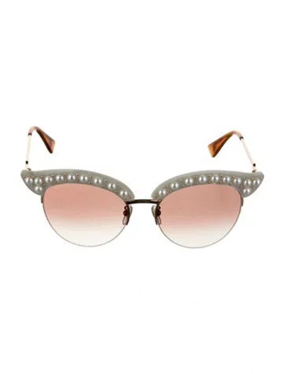 Pre-owned Gucci Interlocking G Logo Oversize Sunglasses W/ Tags In Multi
