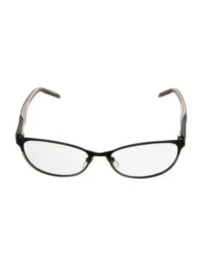 Pre-owned Gucci Interlocking G Logo Round Eyeglasses In Multi