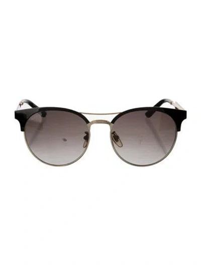 Pre-owned Gucci Interlocking G Logo Round Sunglasses In Multi