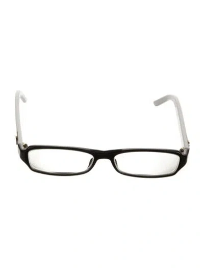 Pre-owned Gucci Interlocking G Logo Square Eyeglasses In Multi