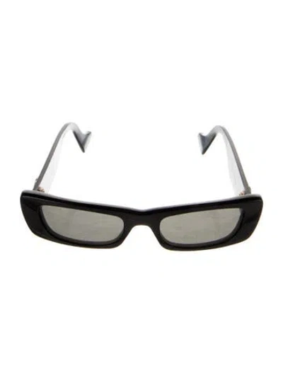 Pre-owned Gucci Interlocking G Logo Square Sunglasses In Black