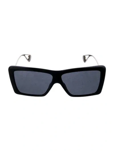 Pre-owned Gucci Interlocking G Logo Square Sunglasses In Black