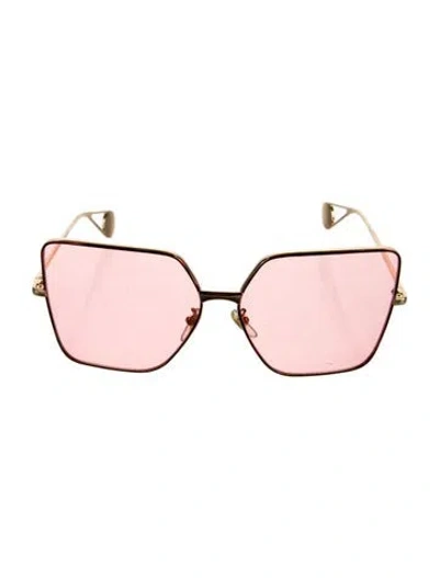 Pre-owned Gucci Interlocking G Logo Square Sunglasses In Multi