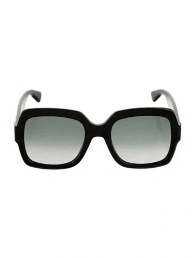 Pre-owned Gucci Interlocking G Logo Square Sunglasses W/ Tags In Black