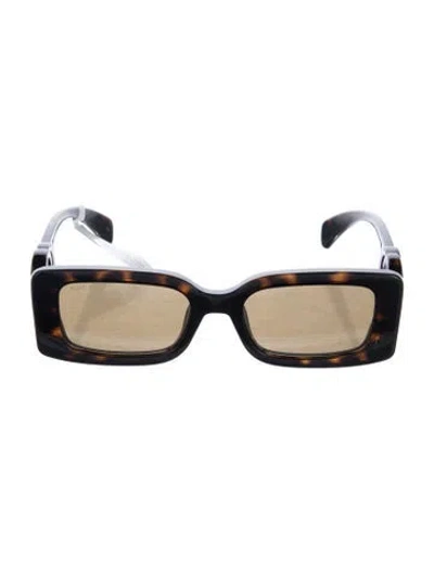 Pre-owned Gucci Interlocking G Logo Square Sunglasses W/ Tags In Brown