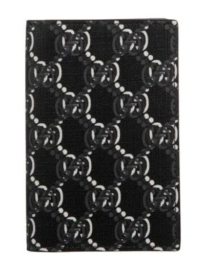 Pre-owned Gucci Interlocking G Logo Wallet In Black