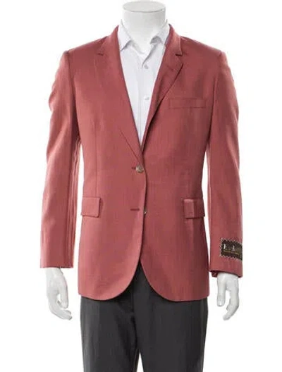 Pre-owned Gucci Interlocking G Logo X Eschatology Maison De L'amour Blazer In Pink