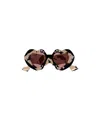 Gucci Interlocking G Marble-pattern Sunglasses In Multicolor